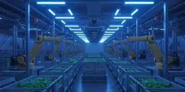 Automated cold chain warehouse ensuring product integrity