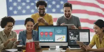 Customers engaged with e-commerce loyalty program, earning rewards for repeat purchases