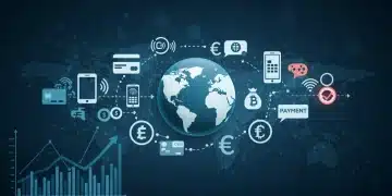 Global digital payment infrastructure, symbolizing modern subscription billing evolution