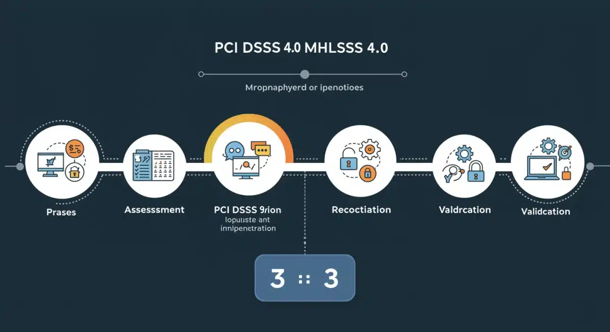 Three-month timeline for PCI DSS 4.0 compliance implementation milestones