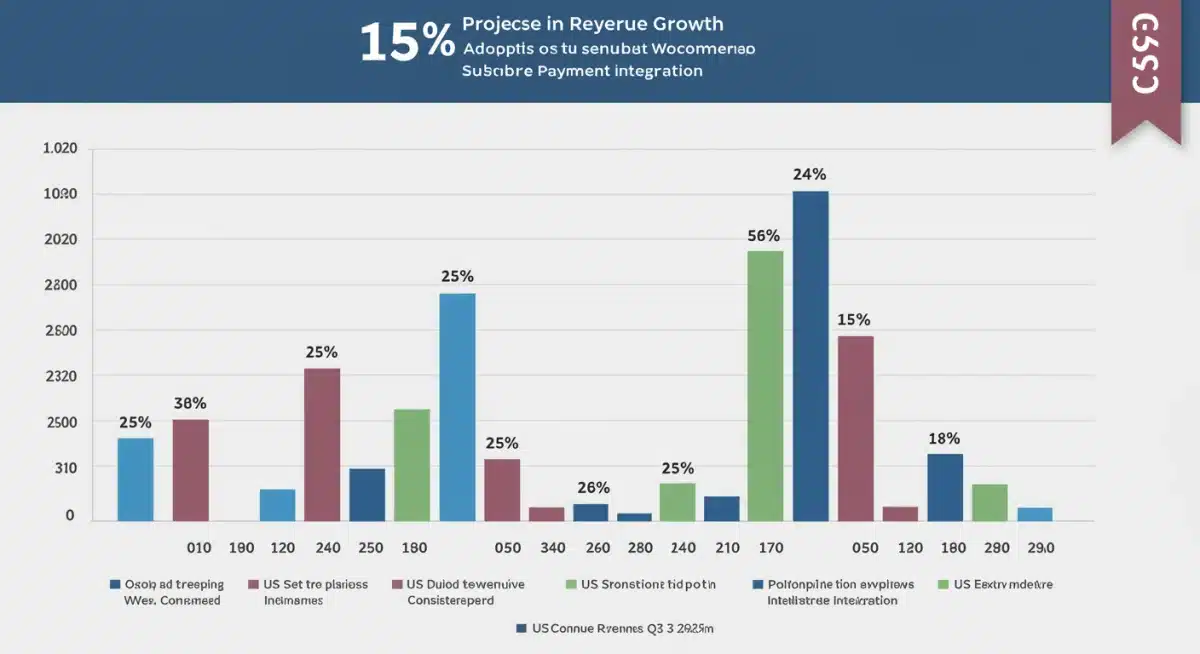 Infographic illustrating 15% recurring revenue boost with WooCommerce subscriptions