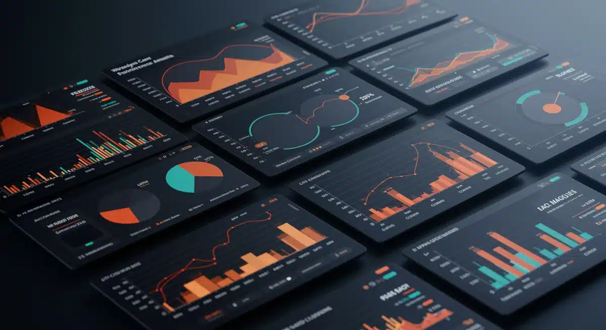 E-commerce retargeting performance dashboard with dynamic ad metrics
