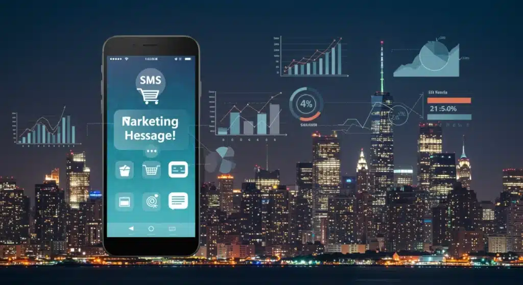 SMS Marketing for E-commerce: 40% Engagement in US Q2 2025