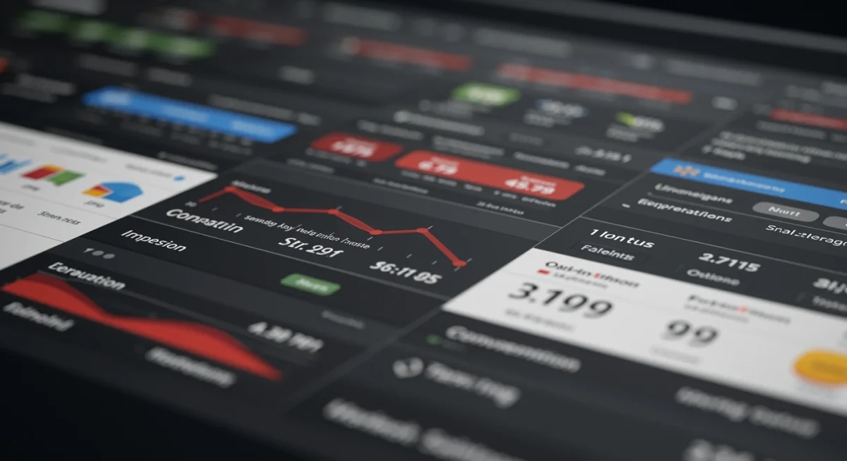 Detailed view of an advertising campaign dashboard on Walmart Marketplace, showing key performance indicators and optimization features.