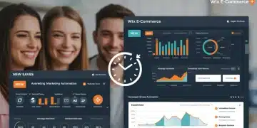 Wix E-commerce Automation 2025: Save 5 Hours Weekly Wix E-commerce marketing automation dashboard